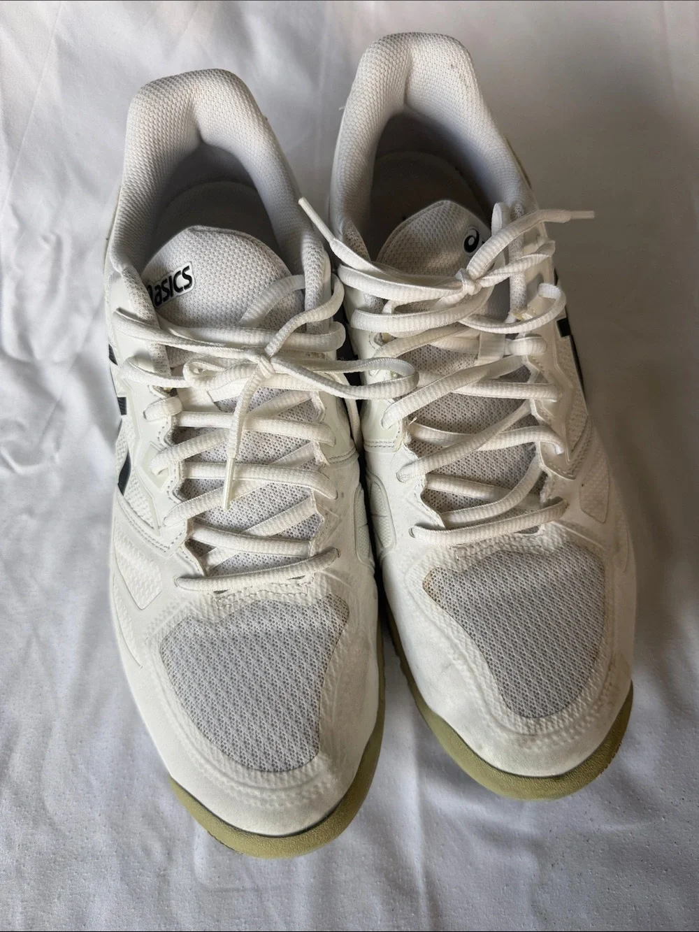 ASICS White Men's Athletic Pickleball Sneakers Mens 11.5